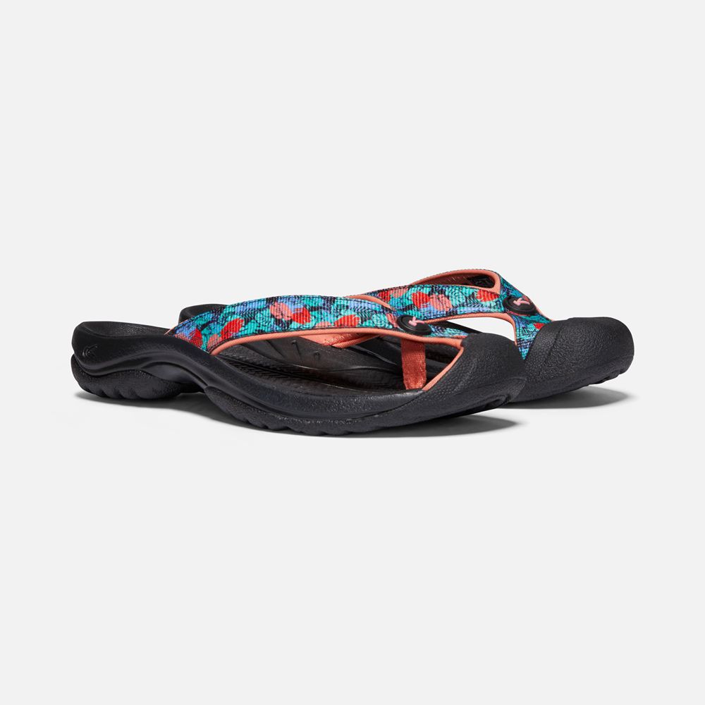 Keen Parmak Arası Terlik Kadın Siyah - Waimea H2 Sandal - Türkiye ROCH49387